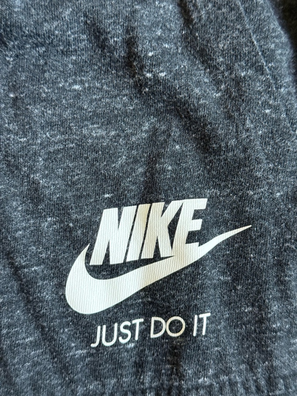 NIKE Dark Gray Heather Jogger Sweatpants - Picture 3 of 4